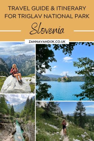 Pinterest Cover to bookmark Slovenia travel guide