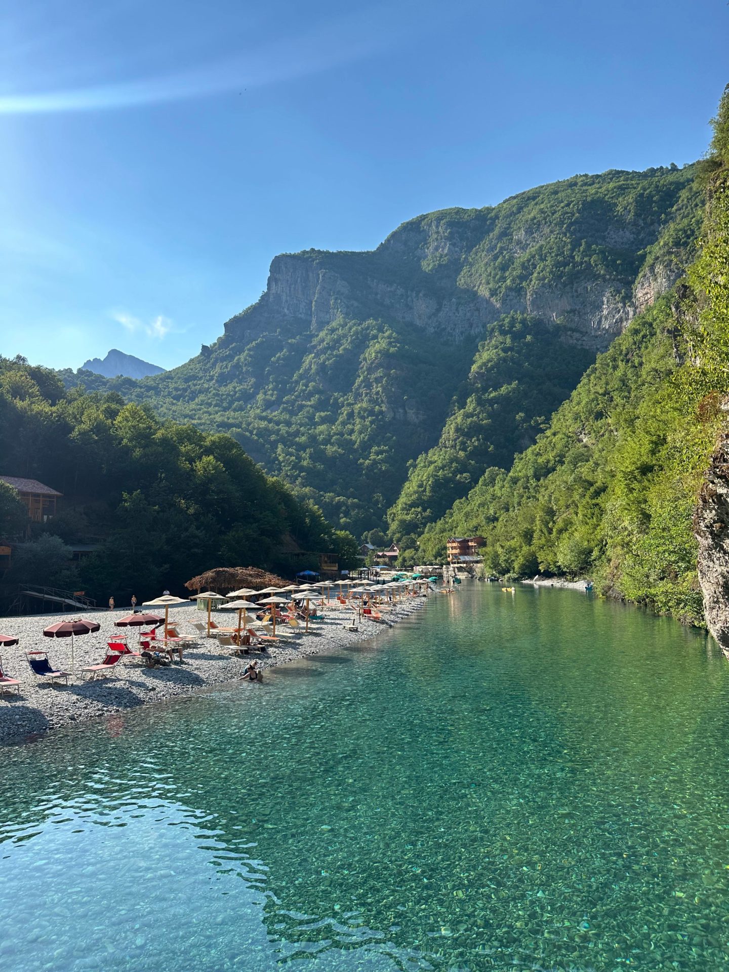 Komani Lake in Albania